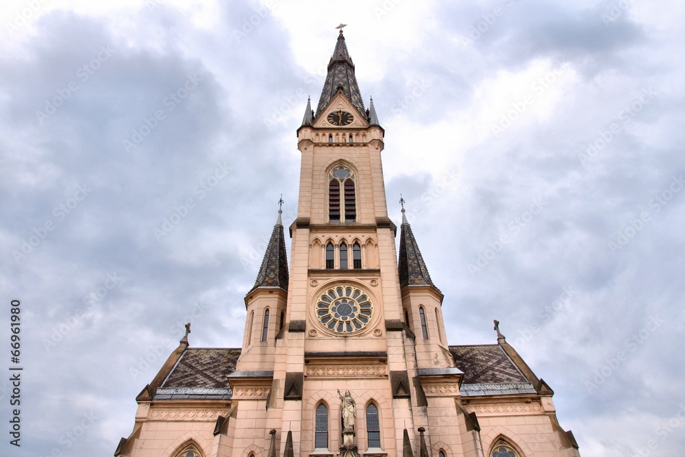 Koszeg, Hungary - Sacred Heart Church