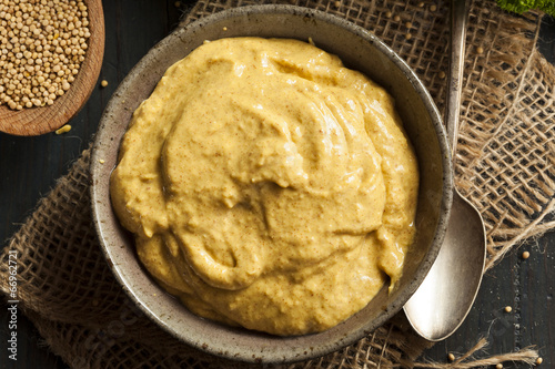 Obraz na płótnie Homemade Spicy Mustard Sauce