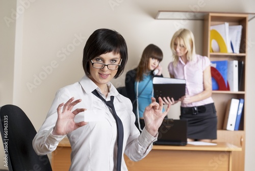 Businesswomen in office