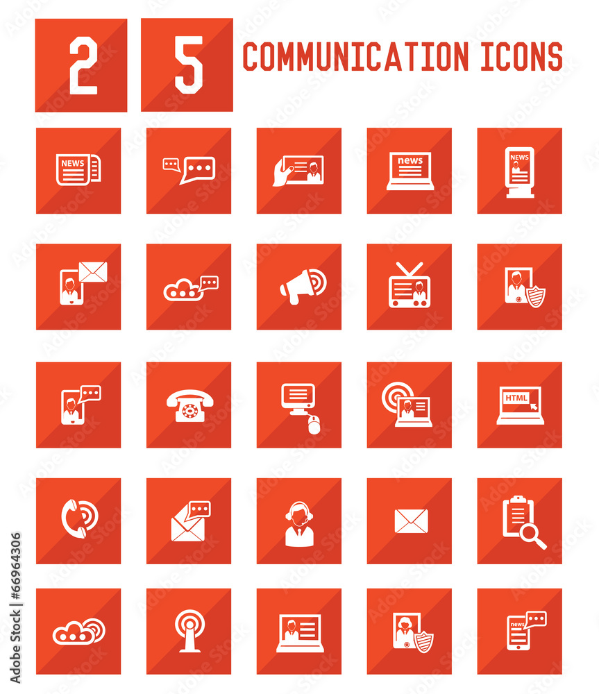 25 Communication icon set,vector 25 Communication icon set,vector