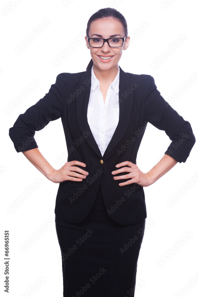 Confident business expert. Confident business expert.