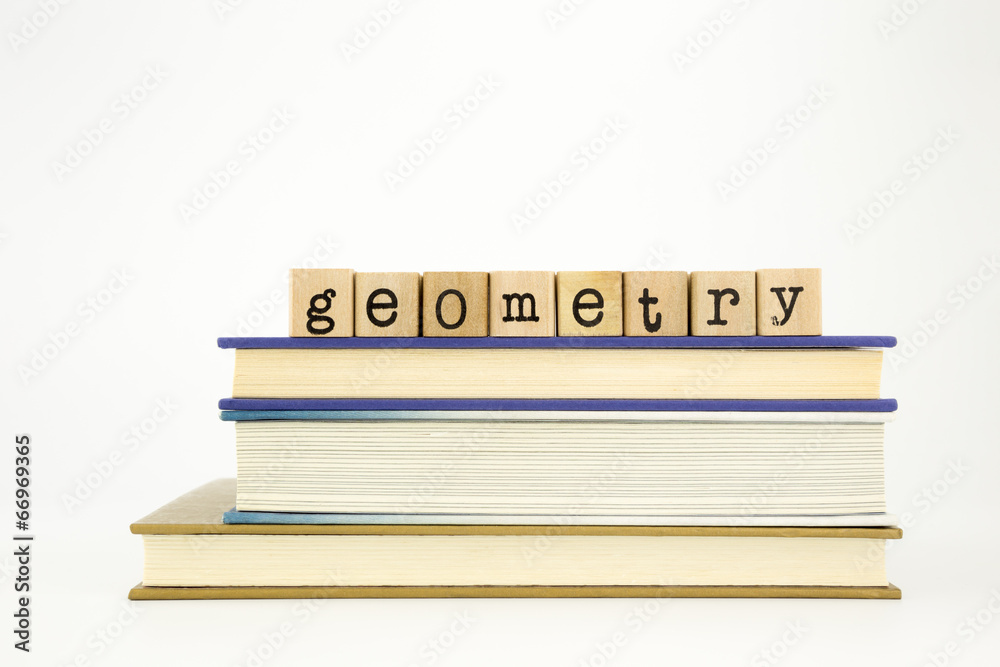 geometry word on wood stamps and books geometry word on wood stamps and books