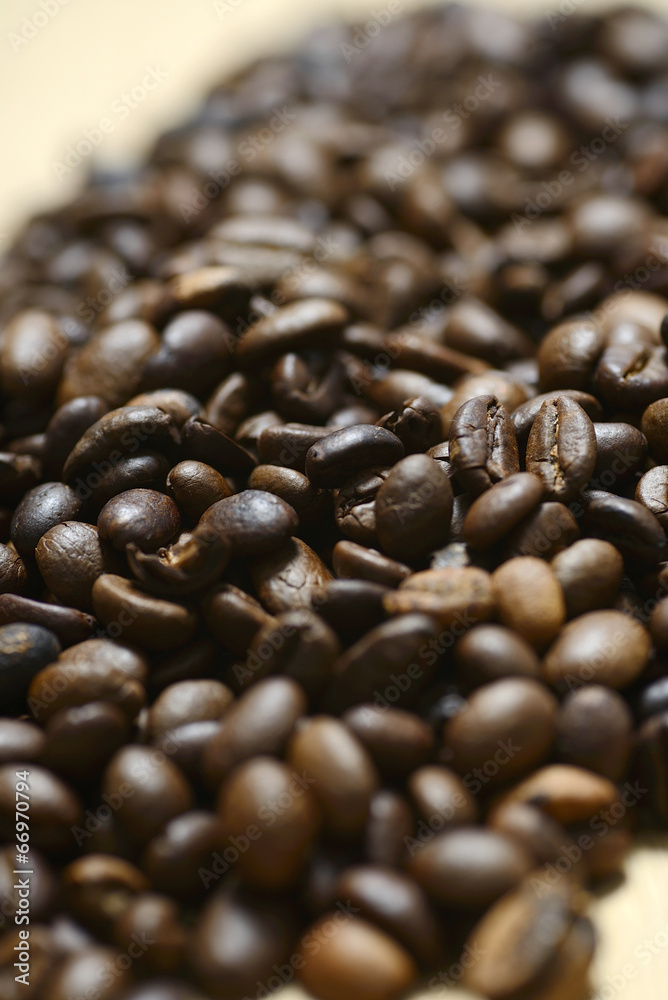 Brown roasted coffee beans Brown roasted coffee beans