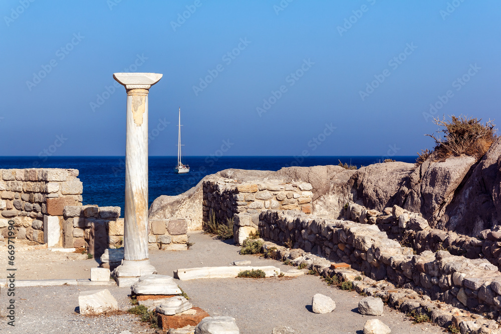 Archaeological site of Saint Stefanos in Kos island, Greece