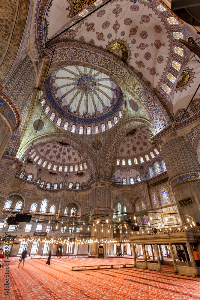 In der blauen Moschee / Istanbul