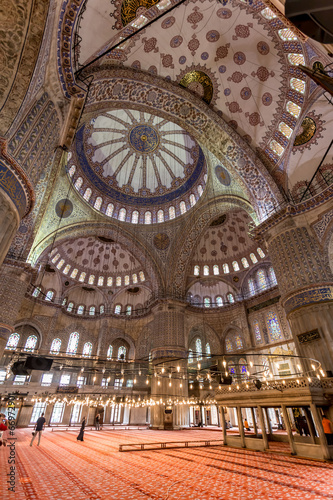 In der blauen Moschee / Istanbul
