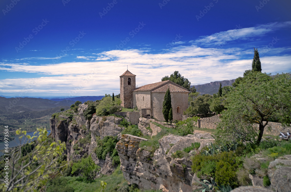 Fototapeta premium Kirche auf Siurana