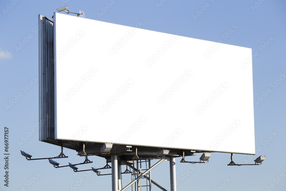 Blank billboard Stock Photo | Adobe Stock