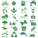 set of environmant and ecology icon
