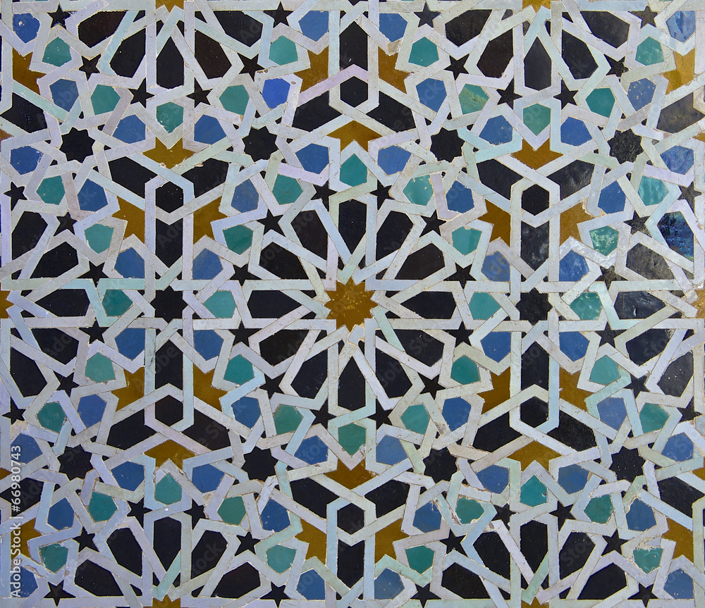 Stickers muraux Motif de carreaux de zellige marocain - Nikkel-Art.fr