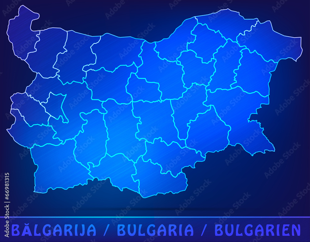 Karte von Bulgarien Karte von Bulgarien