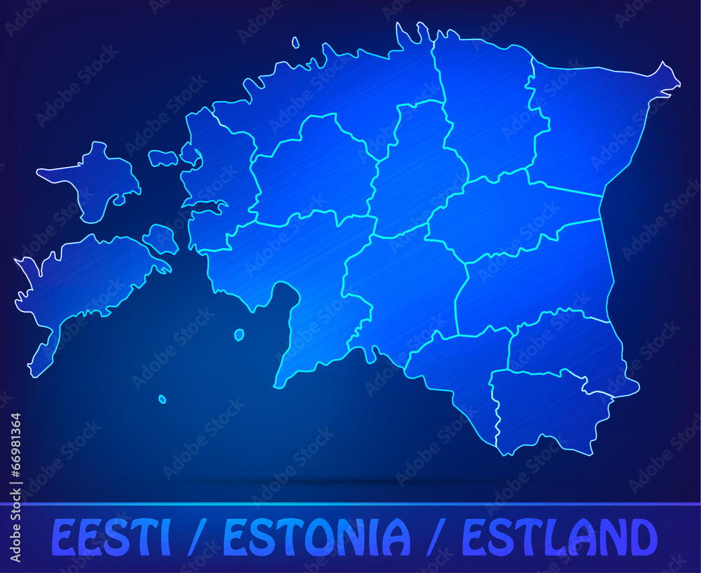 Karte von Estland Karte von Estland