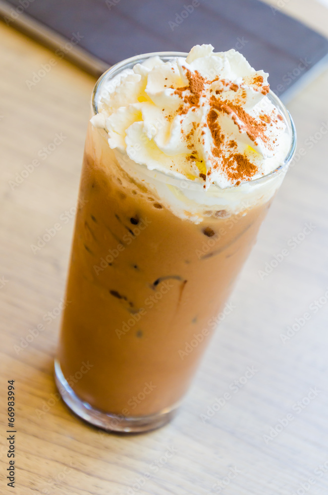 Iced coffee mocha Iced coffee mocha