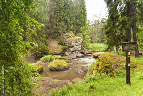 On the Hiking Trail Goldsteig, Germany