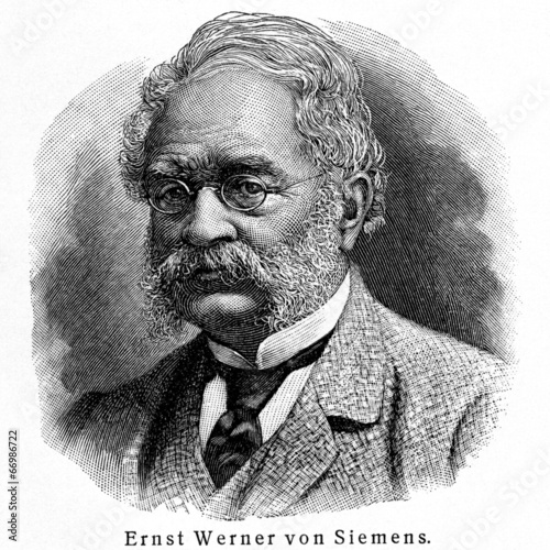 Schilderij op canvas Ernst Werner von Siemens
