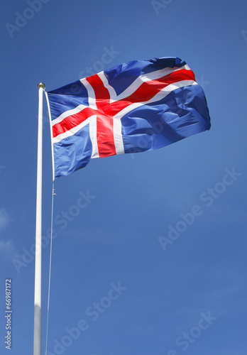 Foto Icelandic flag