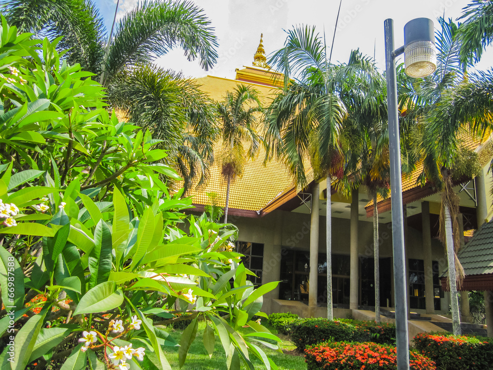 Golden Roof Building at The Golden Jubilee Museum of Agriculture Stock