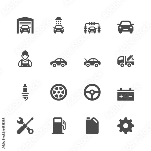 Car service icons