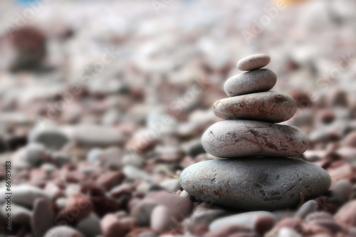 Pyramid of stones