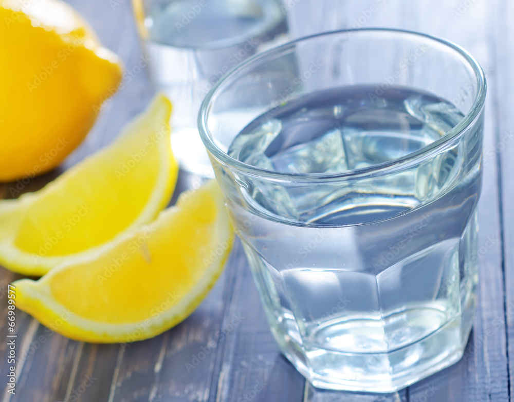 water with lemon water with lemon