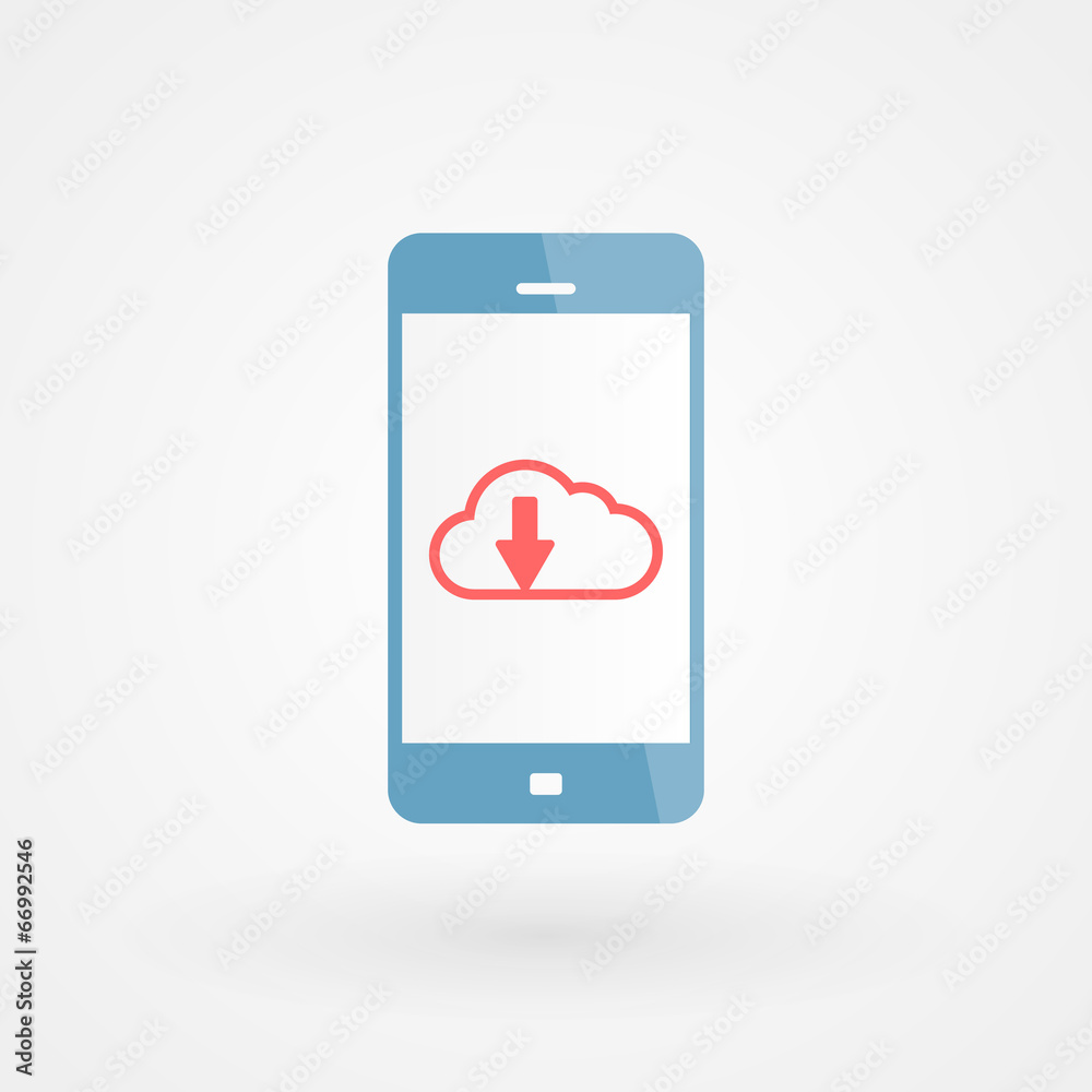 Smartphone and download cloud Smartphone and download cloud