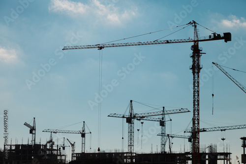 Construction cranes