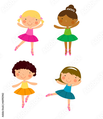 Four little dancer