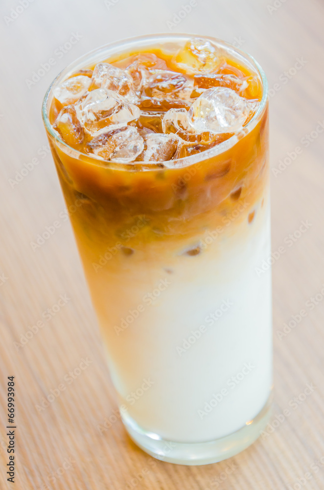 Iced latte coffee Iced latte coffee