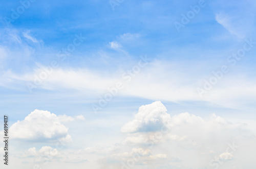 Cloud on blue sky © siraphol