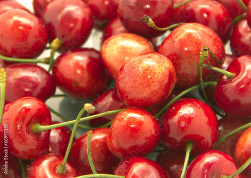 a lot of red cherry