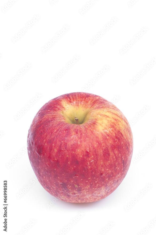 Fresh red apple isolated on white background. Fresh red apple isolated on white background.