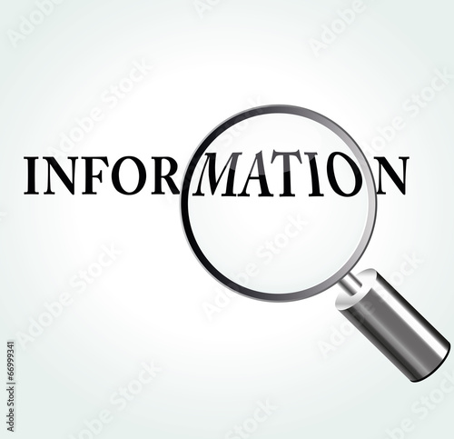 Vector information theme illustration