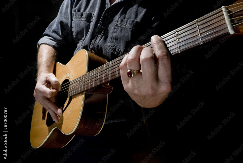 Fototapeta premium Acoustic Guitar Musician