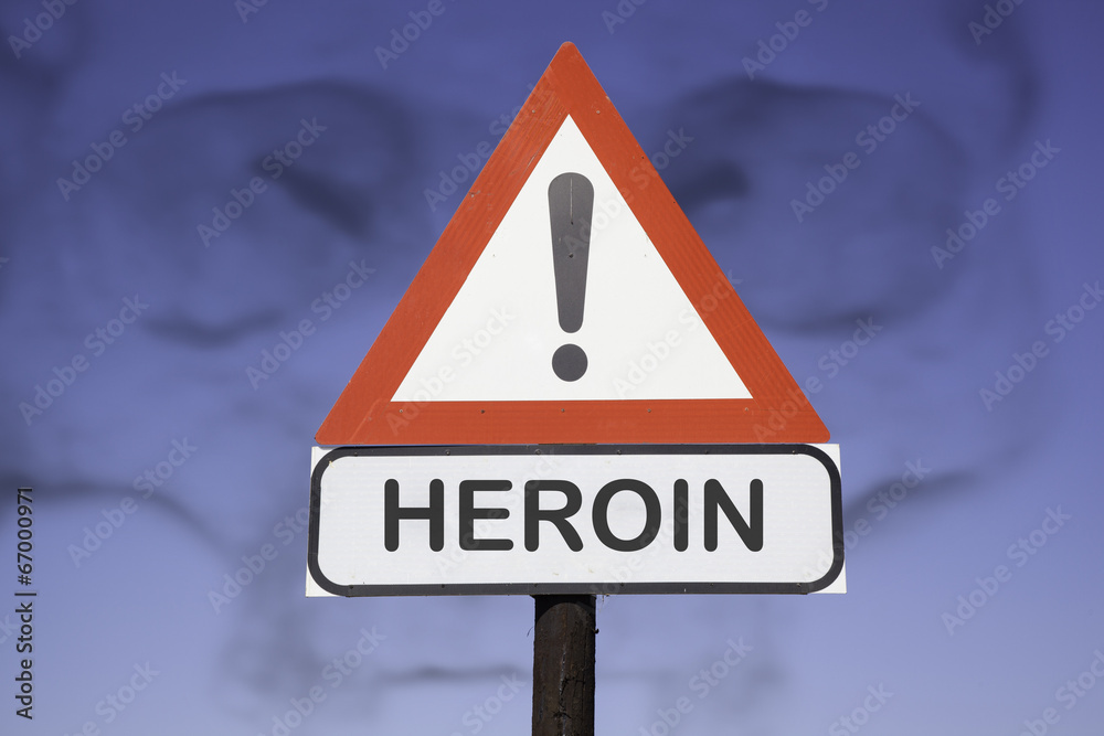 Obraz na plátně attention heroin