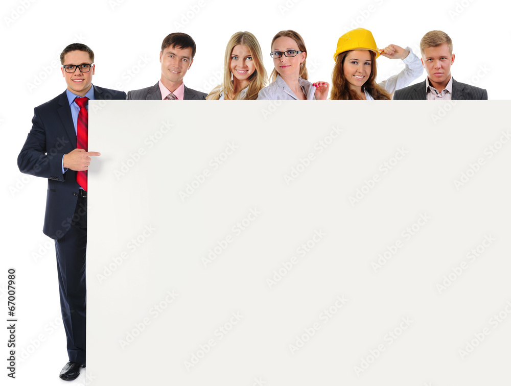 Happy smiling business team Happy smiling business team