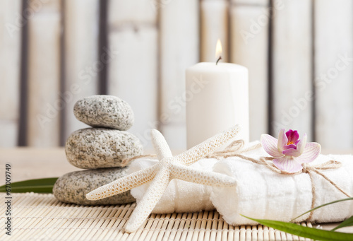 aromatherapy and wellness products spa concept