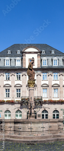 Herkules fountain Heidelberg, Germany © travelview