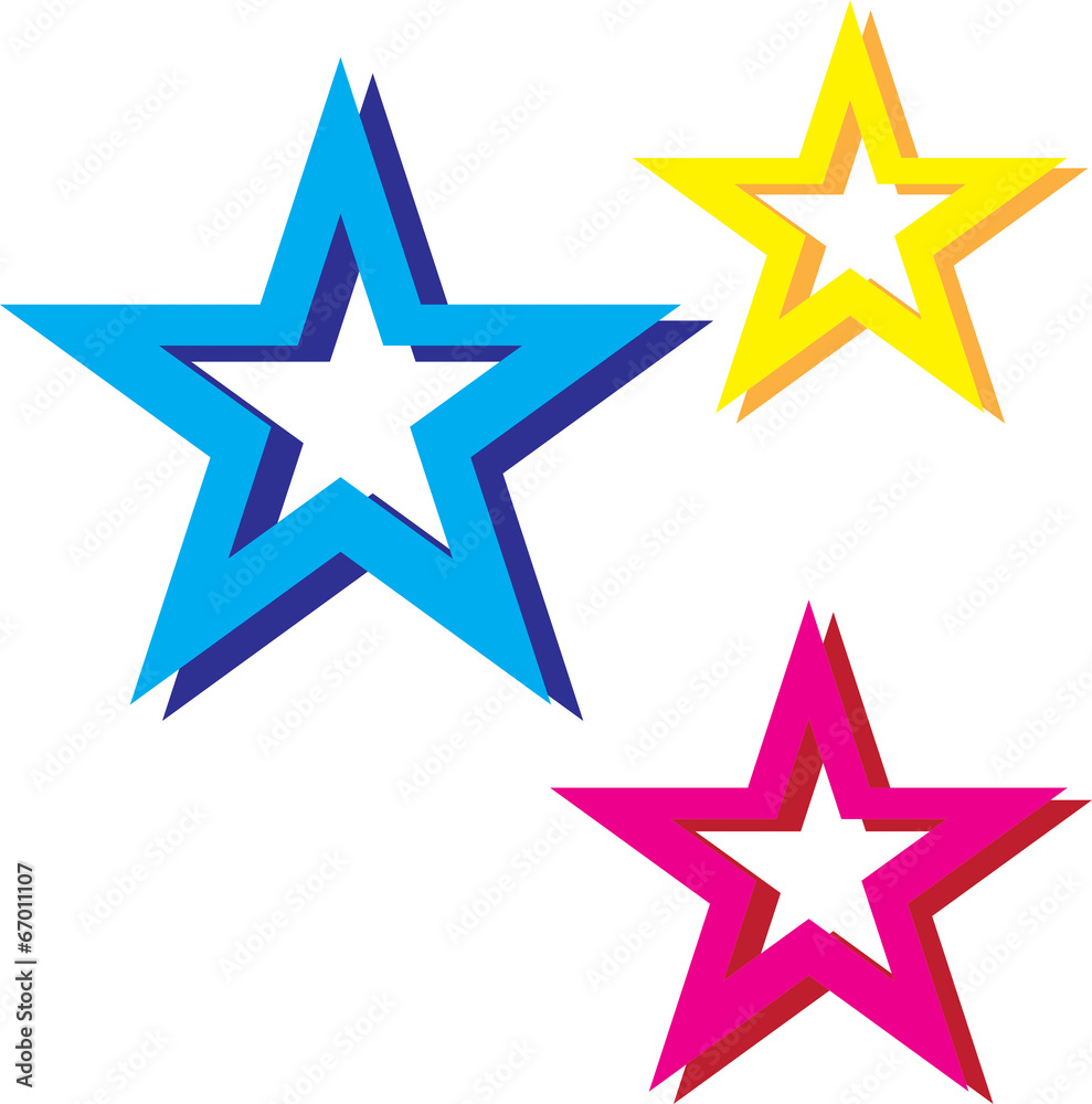 Obraz premium Stars icon