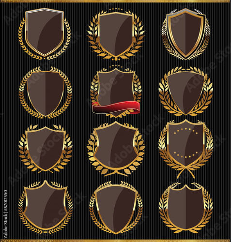 Golden shields collection