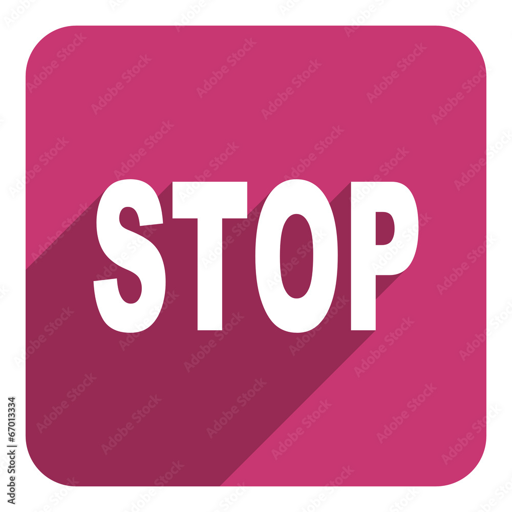 stop flat icon stop flat icon