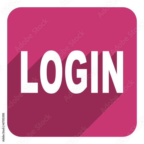 login flat icon