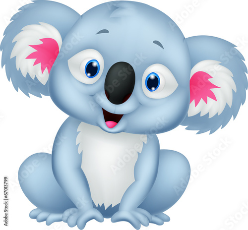 Cute koala cartoon