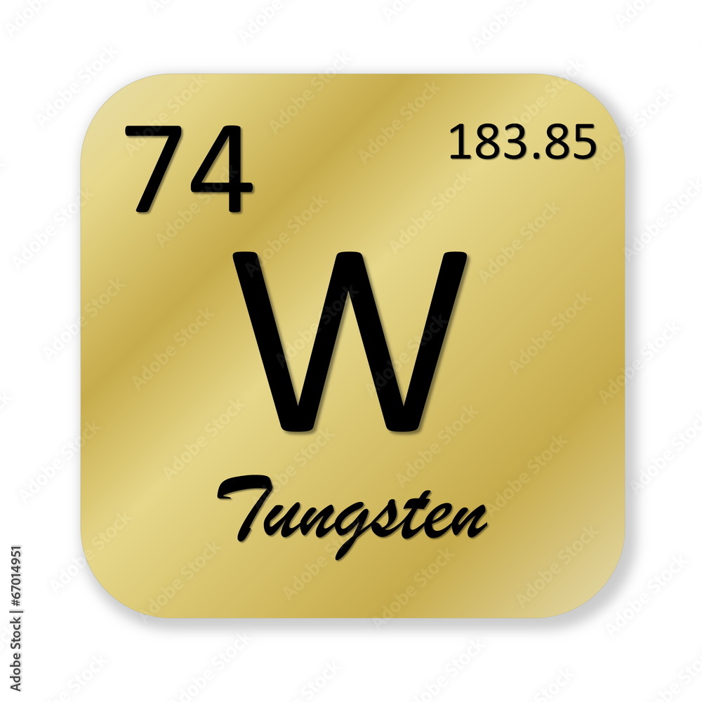Fototapeta premium Tungsten element
