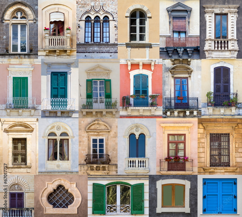 Windows from Sicily