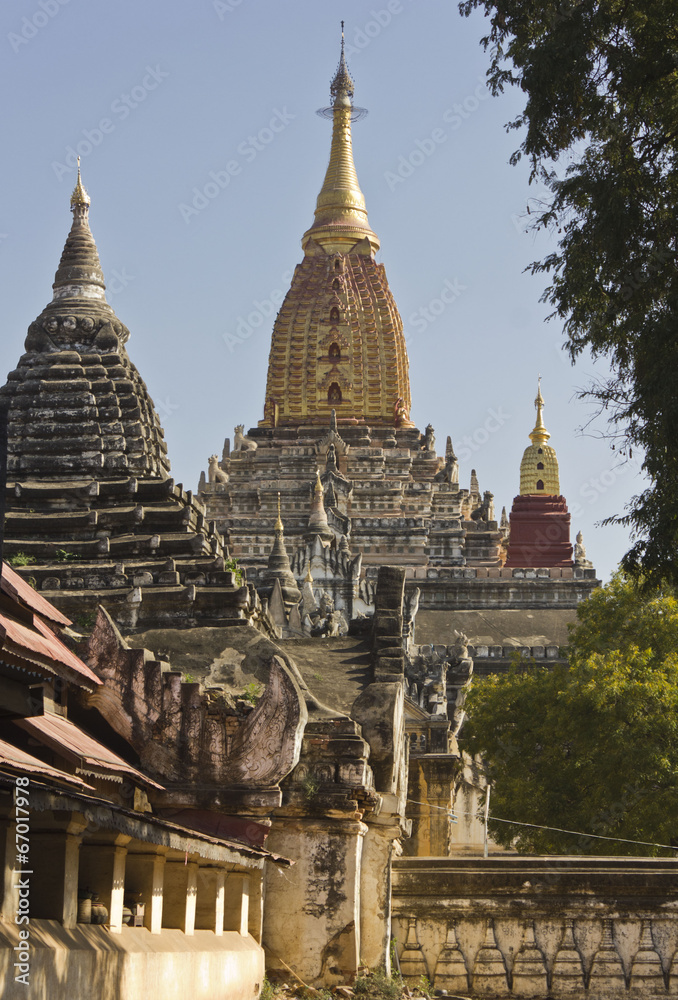 Fototapeta premium Antique temple in Bagan, Myanmar (Burma)