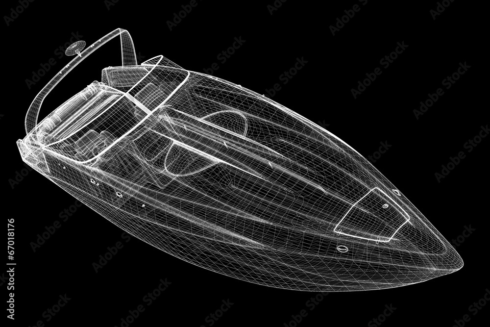 speedboat, Speeding Powerboat speedboat, Speeding Powerboat