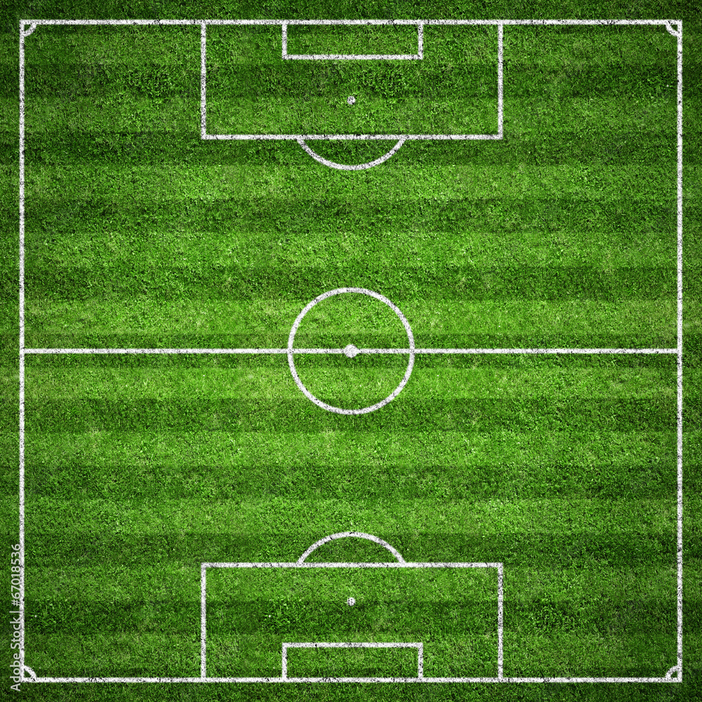 Obraz premium Fussballfeld