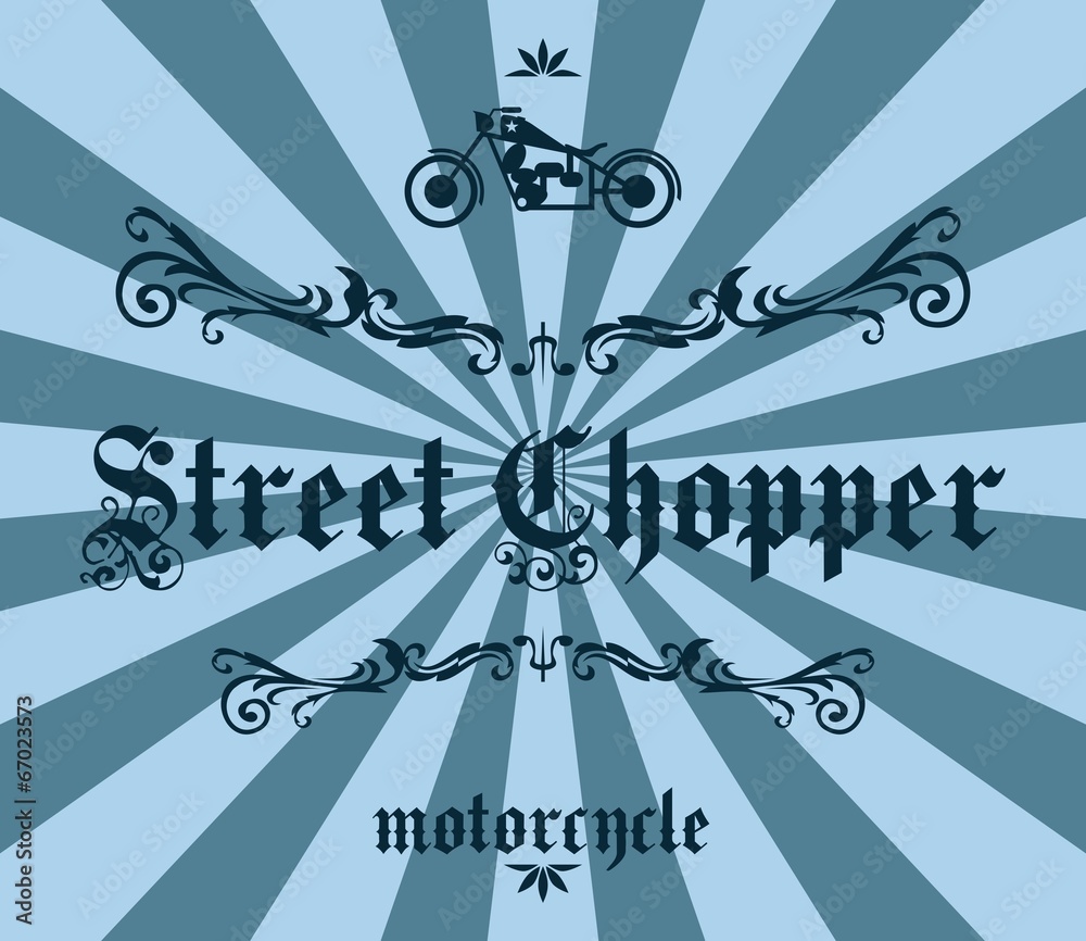 Fototapeta premium motorbike theme