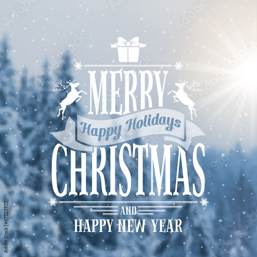 Christmas greeting card