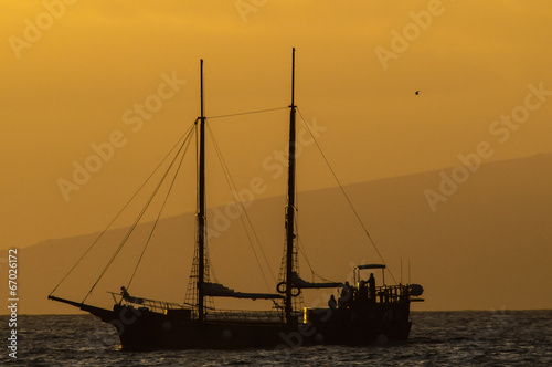 Antique Vintage Sail Vessel photo